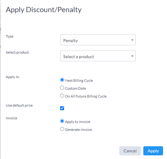 Discount-penality